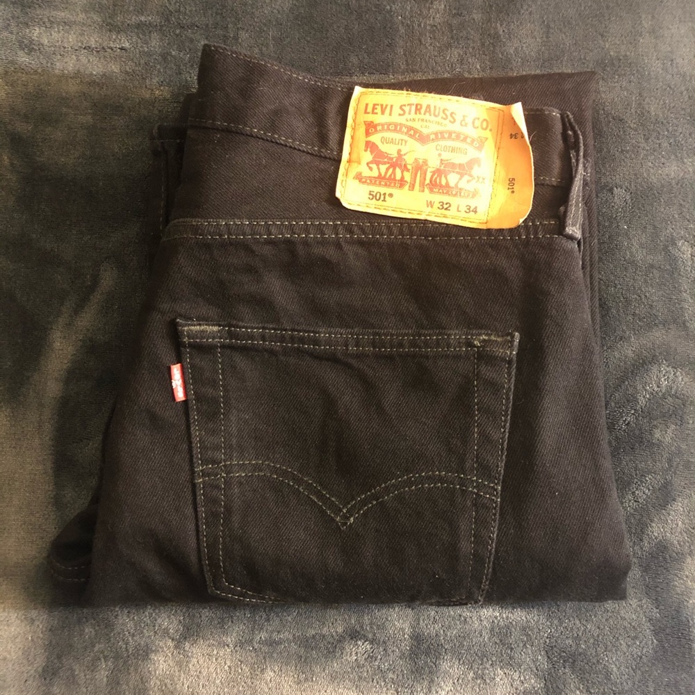 Levi 501’s BLACK - W32/L34